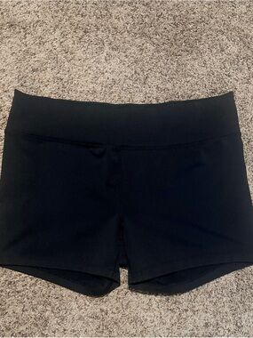 Athleta Black High-Waist Bike Shorts